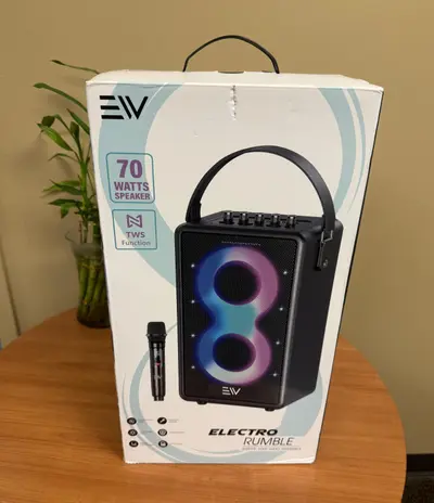Electro Rumble Portable Bluetooth Speaker 70W w/ Microphone & TWS Party Speaker - Thumbnail 2